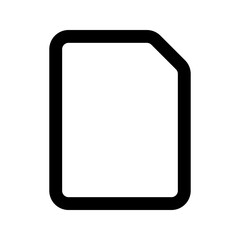 Fototapeta premium file line color icon
