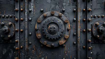 Simple technological industrial background