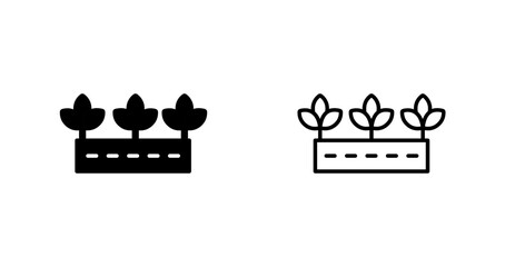 Planting Vector Icon