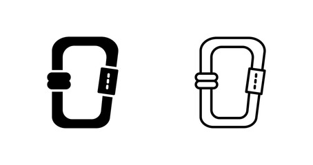 Carabiner Vector Icon