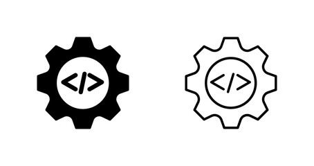 Coding Gear Vector Icon