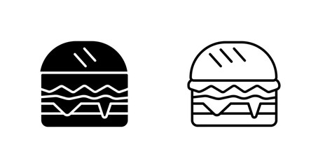 Hamburger Vector Icon