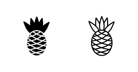 Pineapple Vector Icon