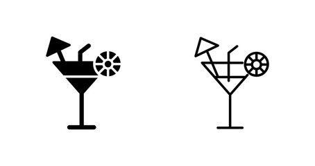 Cocktail Vector Icon