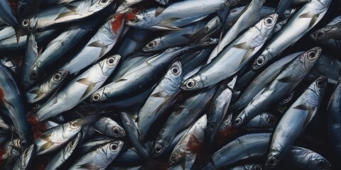 Fototapeta premium Abundance of Fresh Fish