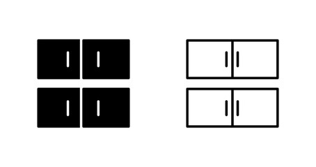 Cabinet Vector Icon