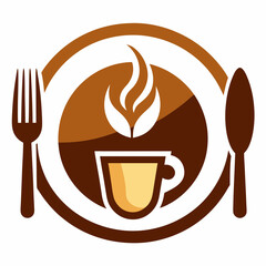    menu, label, eatery, logotype, cafes, vintage, spoon, knife, cooking, badge, emblem, business, fresh, insignia, signs, drawing, illustration, vector, design, fork, symbol, icon, template, set, isol