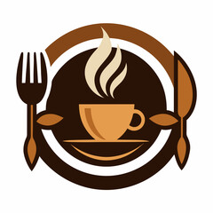    menu, label, eatery, logotype, cafes, vintage, spoon, knife, cooking, badge, emblem, business, fresh, insignia, signs, drawing, illustration, vector, design, fork, symbol, icon, template, set, isol