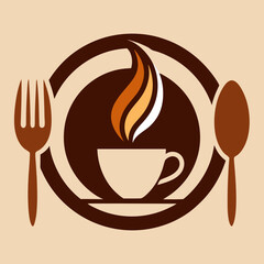    menu, label, eatery, logotype, cafes, vintage, spoon, knife, cooking, badge, emblem, business, fresh, insignia, signs, drawing, illustration, vector, design, fork, symbol, icon, template, set, isol