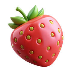 Obraz premium cute 3D illustrations of fruits, vegetables, berries