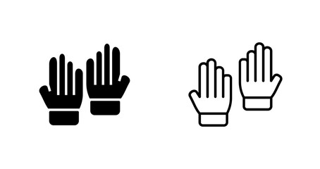 Gloves Vector Icon