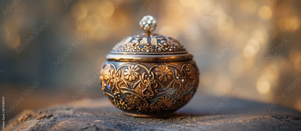 Aufkleber an ornate and lovely small item with intricate details suitable for decoration; a decorative and bea