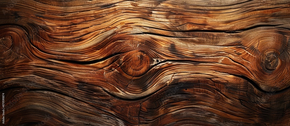 Aufkleber abstract background with a brown wood texture, providing a warm and natural feel in the copy space i