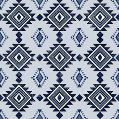 Tribal ornament. Geometric pattern. Ethnic pattern. Purple background geometric tribal southwestern aztec navajo. Design for ikat, fabric, clothing, carpet, textile, ethnic, batik, embroidery.