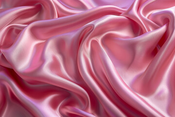 Obraz premium Glossy Pink Fabric Background