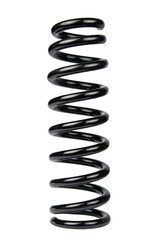 Black Coil Spring Isolated On White Background
