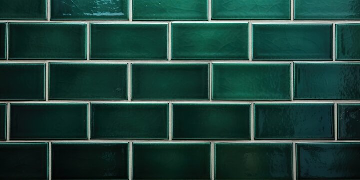 Green Tile Wall