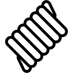 Vector Icon Marshmallow, candy, dessert, sweat, roll