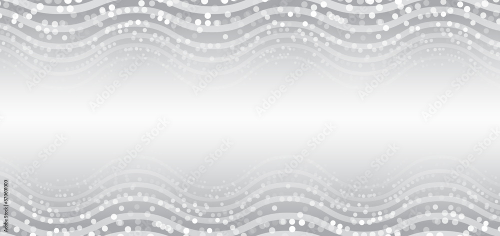 Aufkleber abstract white and grey horizontal design. science and technology background. light pale vector back