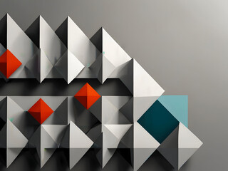 Minimal Geometric Illustration Art	