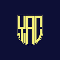yac letter logo design