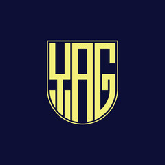 yag letter logo design