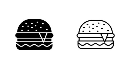 Burger Vector Icon