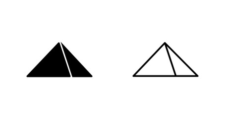 Pyramid Vector Icon