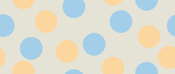Vector flat background. Minimalist trendy abstract polka dot pattern on a light background. Perfect for screensaver, poster, card, invitation or home decor.