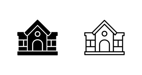 Mansion Vector Icon