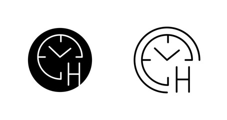 Happy Hour Vector Icon