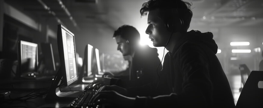 A team of highly skilled computer engineers, hackers, programmers. 