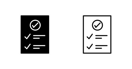 Check Up List Vector Icon