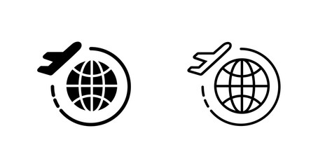 World Tour Vector Icon