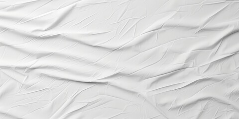 Obraz premium White Wrinkled Fabric Texture