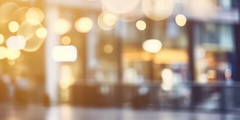 Blurry Lights of a Cityscape