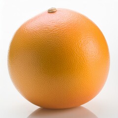 An image a grapefruit on neutral white background isolated , generated by AI. High quality photo