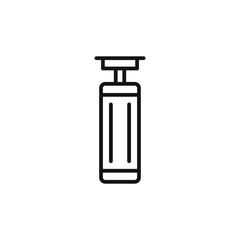 Boxing punch bag logo sign vector outline