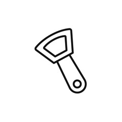 bottle opener logo sign vector outline