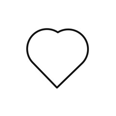 Hearts logo sign vector outline