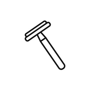 recommend clip art: Hair removing razor logo sign vector outline