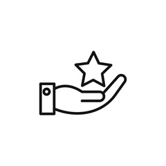 Loyalty Program logo sign vector outline