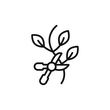 recommend clip art: Pruning logo sign vector outline