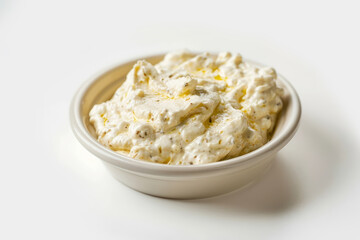 Vibrant and Rustic Chipotle Sour Cream Dip with a Rich and Earthy Texture