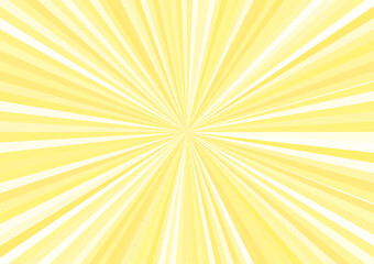 Powerful Yellow Warp Speed Burst Background（ワープしたみたいなパワフルな黄色の集中線・放射線の背景）