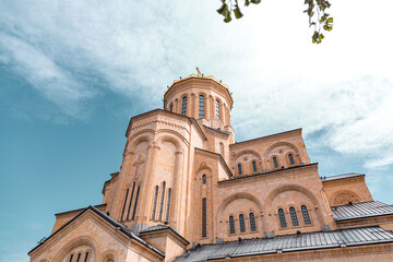 Fototapeta premium The Holy Trinity Cathedral of Tbilisi, Georgia