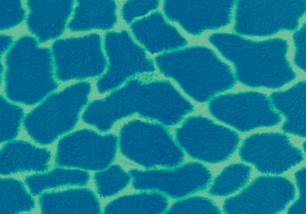 Abstraktes blaues Muster