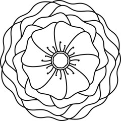 Flower and Florals simple icon 