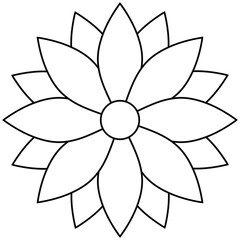 Flower and Florals simple icon 