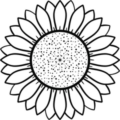 Flower and Florals simple icon 